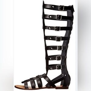 Madden Girl - Women's Penna Tall Black Gladiator Sandal Women’s Size 8.5 (NWOT)